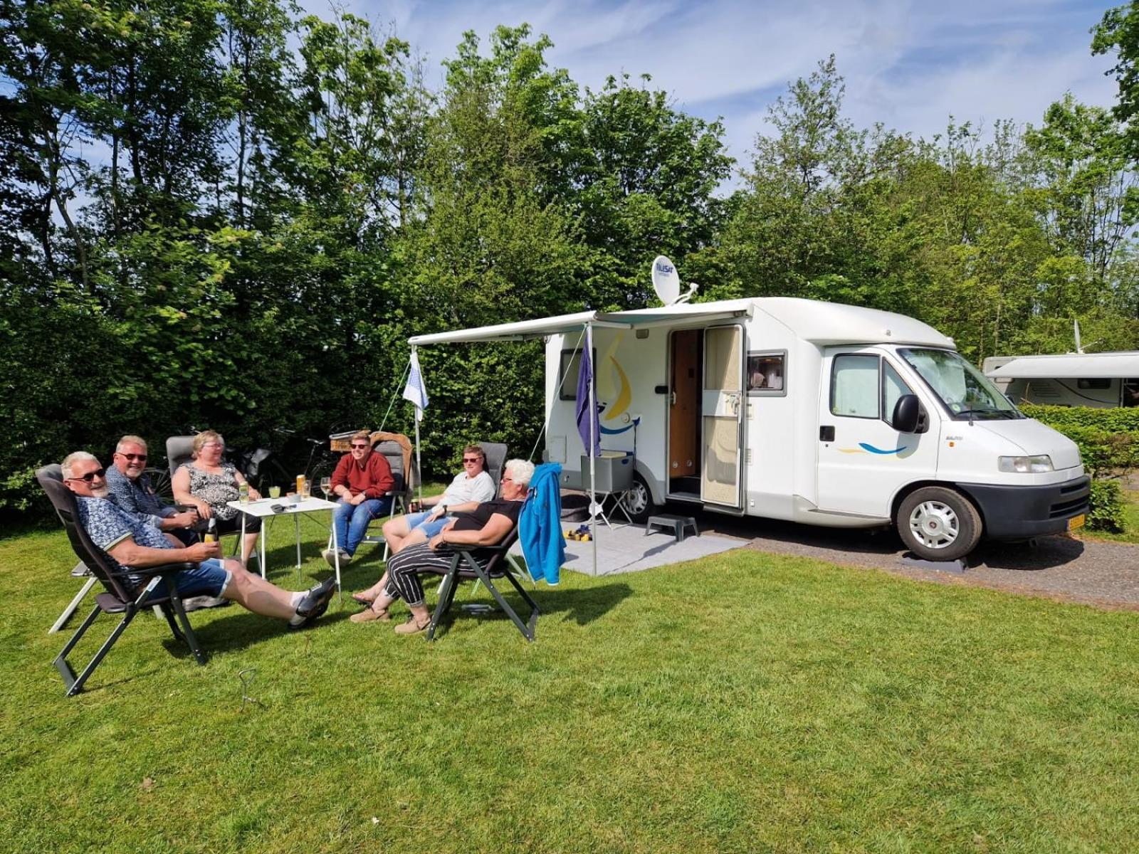 Lege Kampeerplaats + Prive Sanitair, Camping Alkenhaer Appelscha Buitenkant foto